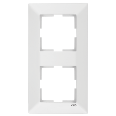 Рамка VIKO Meridian двойная вертикальная белая 90979022-WH