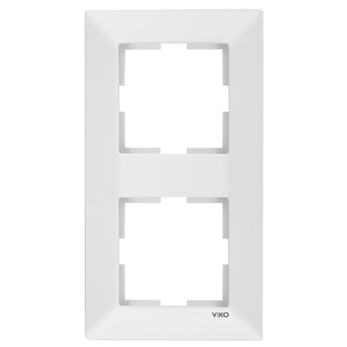 Рамка VIKO Meridian двойная вертикальная белая 90979022-WH