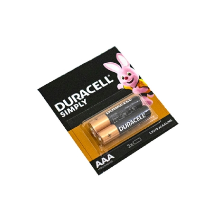 Щелочные батарейки мизинчиковые Duracell 1,5V AAA LR03/MN2400, 5 шт.