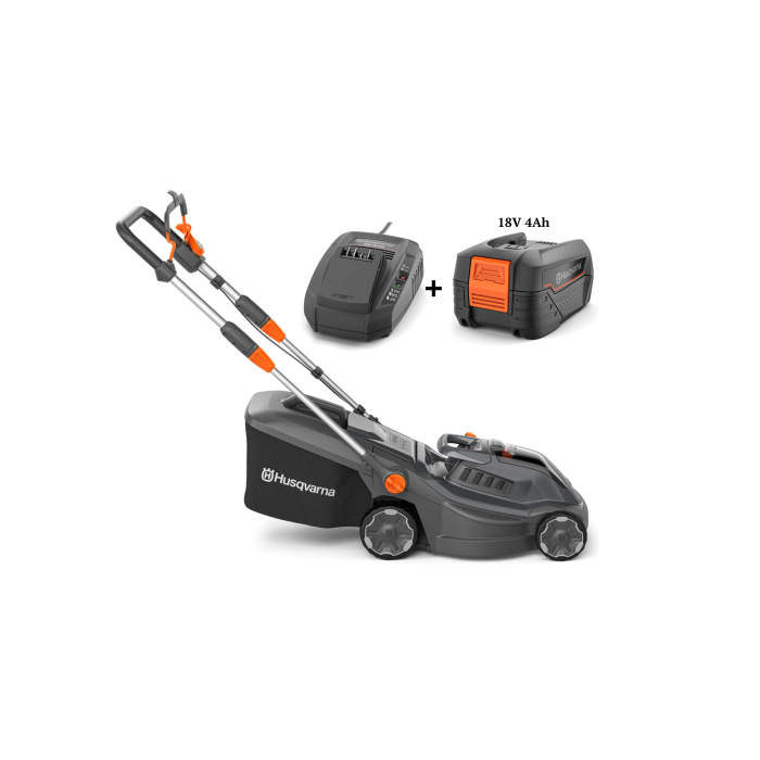 Газонокосарка акумуляторна Husqvarna Aspire LC34-P4A KIT (АКБ+ЗП)