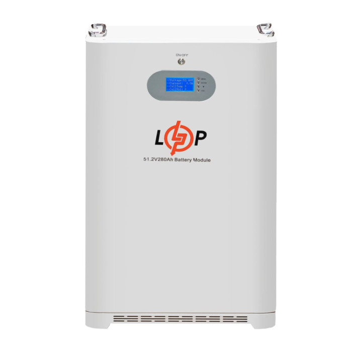 Аккумулятор LP LiFePO4 51,2V - 280 Ah (14336 Wh) (Smart BMS 200A) с LCD AB RS485/CAN