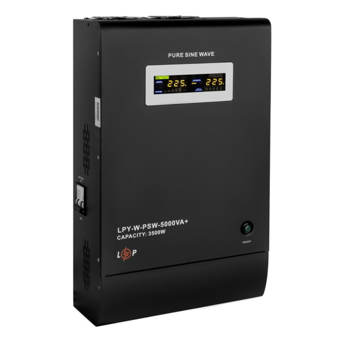 ДБЖ з правильною синусоїдою 48V LPY-W-PSW-5000VA+(3500Вт)10A/20A