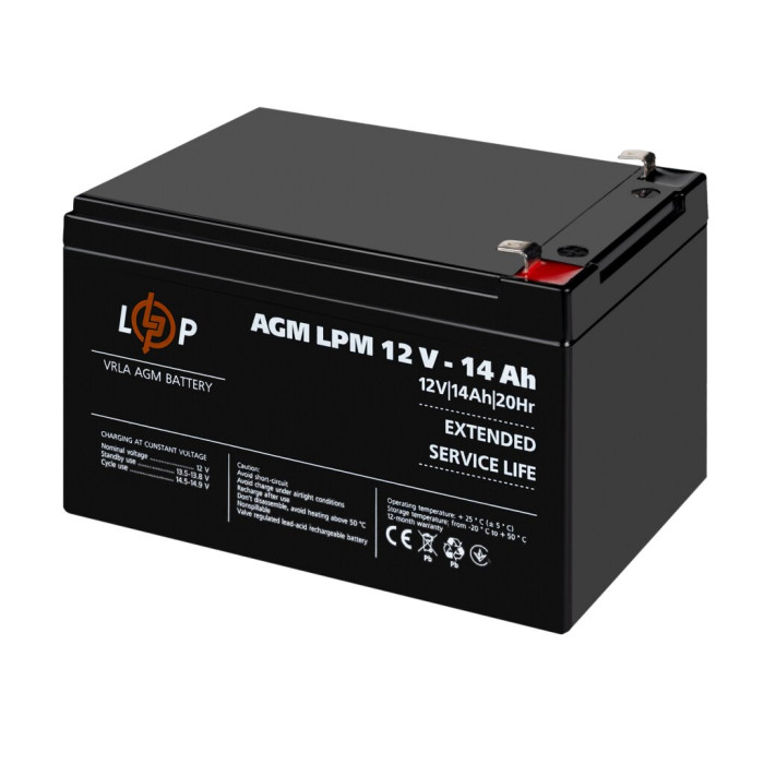 Аккумулятор AGM LPM 12V - 14 Ah