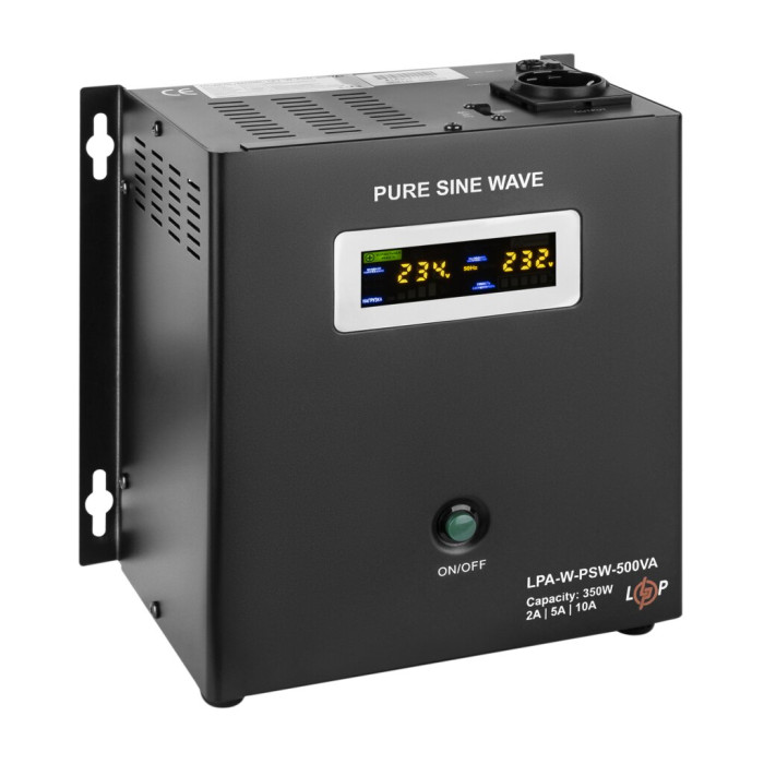ИБП с правильной синусоидой 12V LPA-W-PSW-500VA(350Вт) 2A/5A/10A