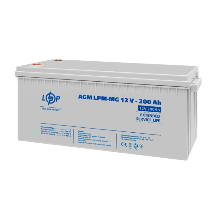 Аккумулятор мультигелевый LPM-MG 12V - 200 Ah