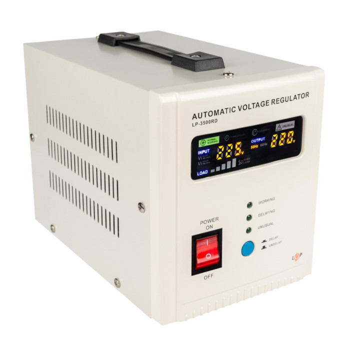 Стабілізатор напруги LP-3500RD (2100Вт/7 ступ)