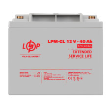 Аккумулятор гелевый LPM-GL 12V - 40 Ah