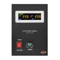 ИБП с правильной синусоидой 24V LPY-B-PSW-1500VA+(1050Вт) 10A/15A