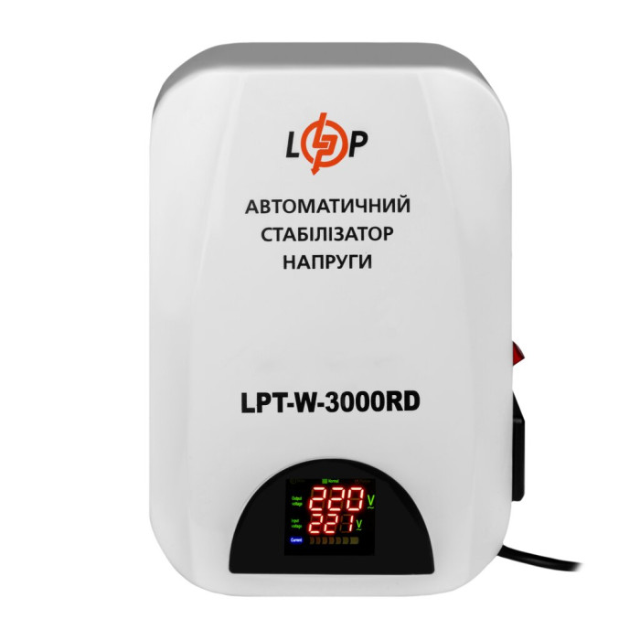 Стабілізатор напруги LPT-W-3000RD (2100Вт) Стабілізатор напруги LPT-W-3000RD (2100Вт)