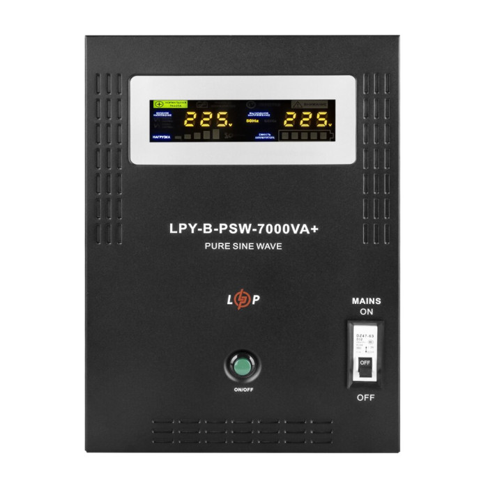 Источник бесперебойного питания 48V LPY-B-PSW-7000VA+(5000Вт)10A/20A Источник бесперебойного питания 48V LPY-B-PSW-7000VA+(5000Вт)10A/20A