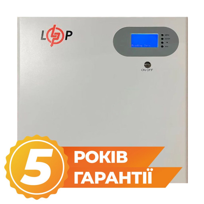 Аккумулятор LP LiFePO4 51,2V - 100 Ah 5120Wh (Smart BMS 100A) с LCD WAB RS485/CAN Аккумулятор LP LiFePO4 51,2V - 100 Ah 5120Wh (Smart BMS 100A) с LCD WAB RS485/CAN