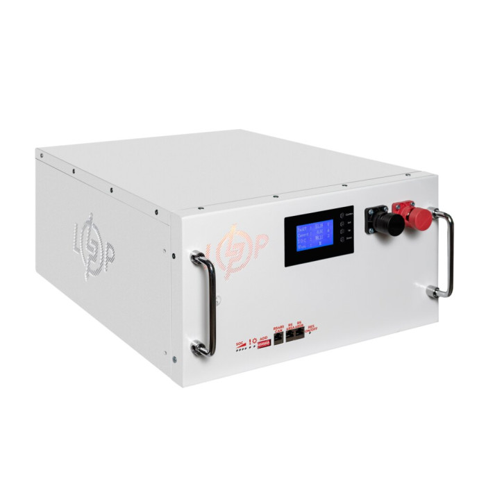 Аккумулятор LP LiFePO4 51,2V - 230 Ah (11776Wh) (BMS SP 200A/100А) RM RS485/CAN LCD WH