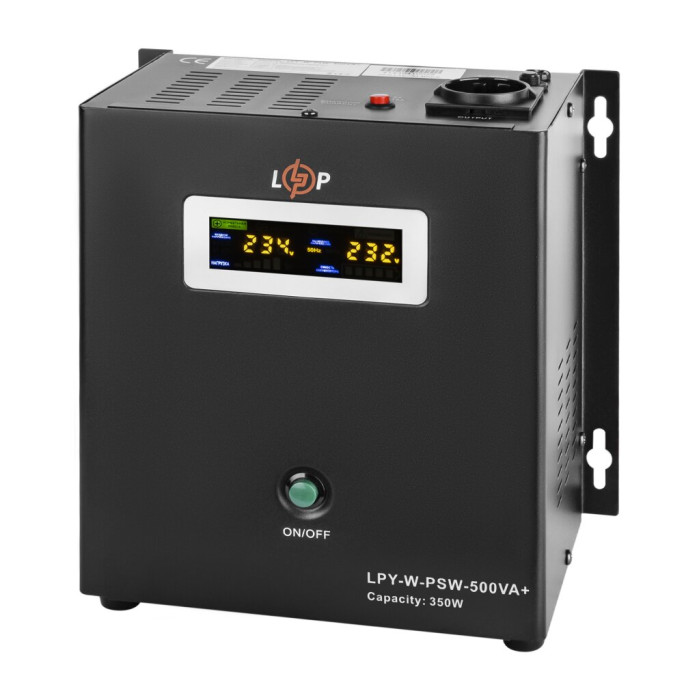 ИБП с правильной синусоидой 12V LPY-W-PSW-500VA+(350Вт)5A/10A