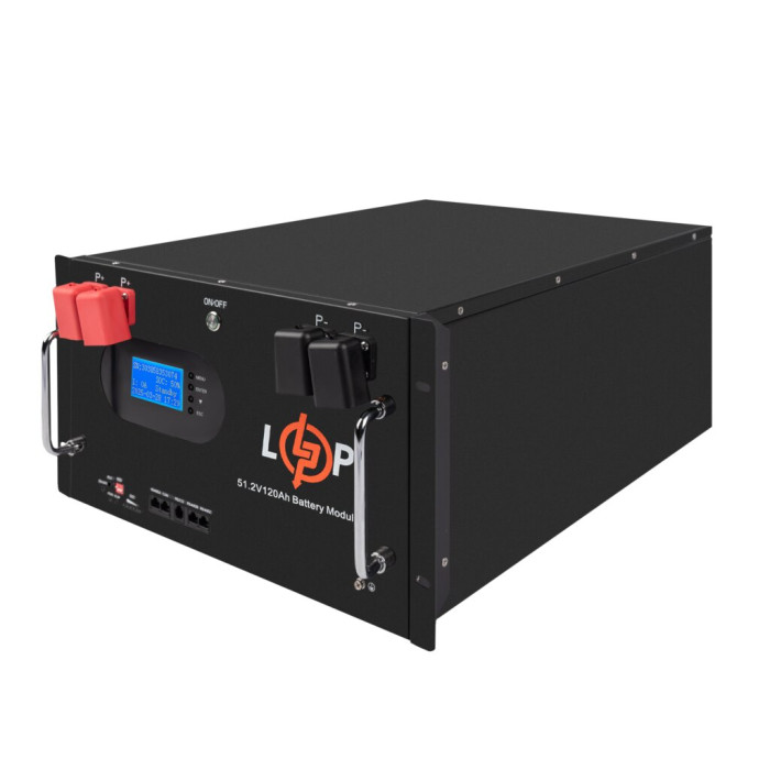 Аккумулятор LP LiFePO4 51,2V - 230 Ah (11776Wh) (Smart BMS 200A) с LCD RM AB RS485/CAN