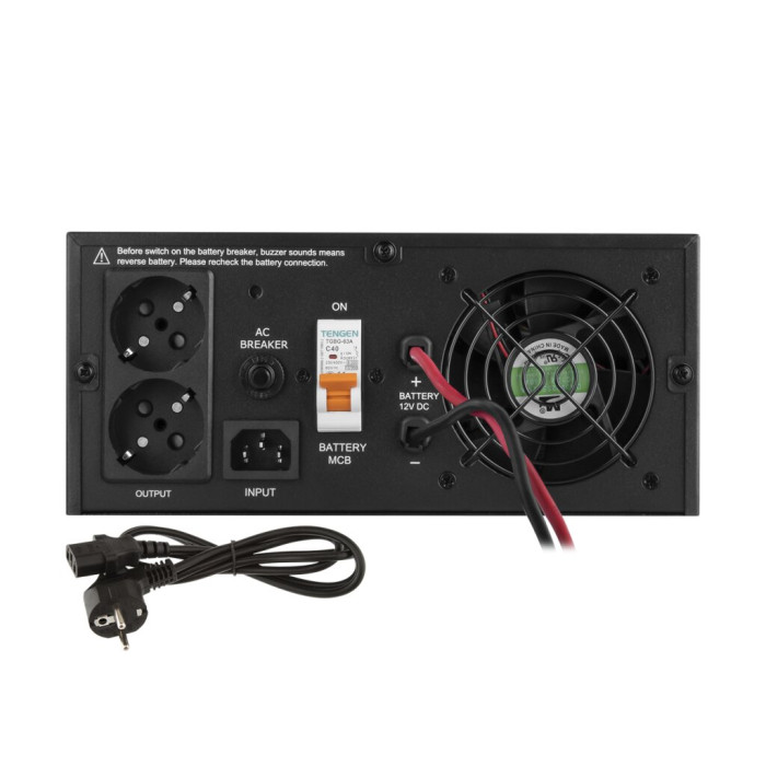 ДБЖ з правильною синусоїдою 12V LPE-B-PSW-1000VA+ (600Вт) 1-30A