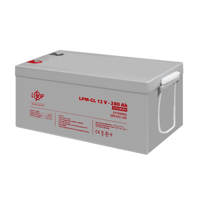 Аккумулятор гелевый LPM-GL 12V - 280 Ah