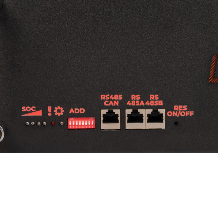 Аккумулятор LP LiFePO4 51,2V - 100 Ah (5120Wh) (BMS SP 100A/50А) RM RS485/CAN LCD BL