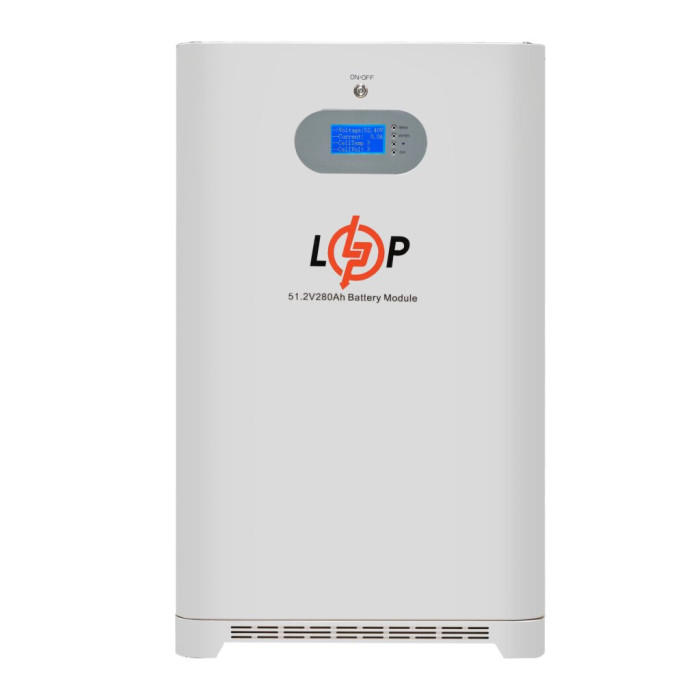 Аккумулятор LP LiFePO4 51,2V - 280 Ah (14336 Wh) (Smart BMS 200A) с LCD AB RS485/CAN Аккумулятор LP LiFePO4 51,2V - 280 Ah (14336 Wh) (Smart BMS 200A) с LCD AB RS485/CAN