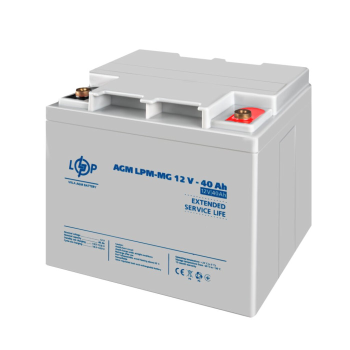 Аккумулятор мультигелевый LPM-MG 12V - 40 Ah