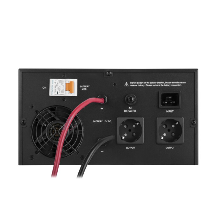 ДБЖ з правильною синусоїдою 12V LPE-B-PSW-1500VA+ (1000Вт) 1-40A