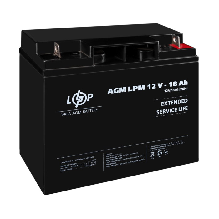 Аккумулятор AGM LPM 12V - 18 Ah