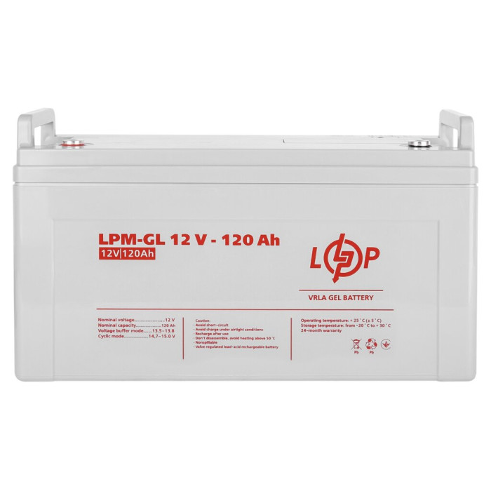 Акумулятор гелевий LPM-GL 12V-120 Ah Акумулятор гелевий LPM-GL 12V-120 Ah
