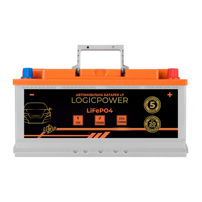Автомобильный аккумулятор литиевый LP LiFePO4 12V - 100 Ah (+ справа) BMS 1200А Автомобильный аккумулятор литиевый LP LiFePO4 12V - 100 Ah (+ справа) BMS 1200А