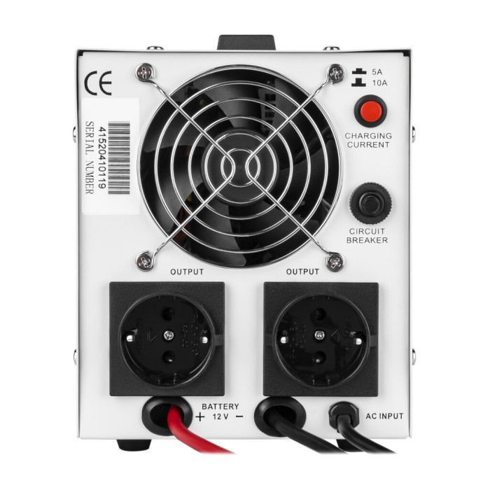 ИБП с правильной синусоидой 12V LPY-PSW-500VA+ (350Вт) 5A/10A