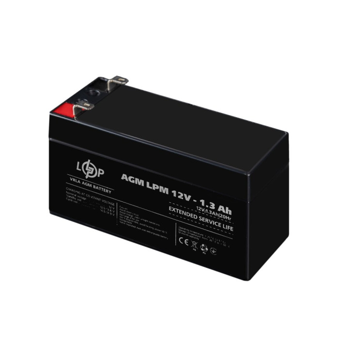 Аккумулятор AGM LPM 12V - 1.3 Ah