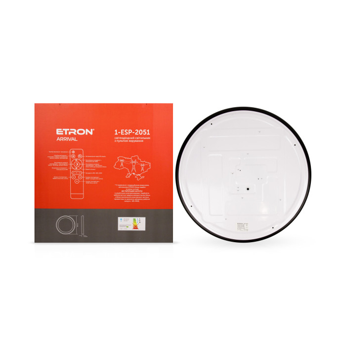 Світлодіодний світильник Smart ARRIVAL 1-ESP-2051 72W Gold&Black IP20 ETRON