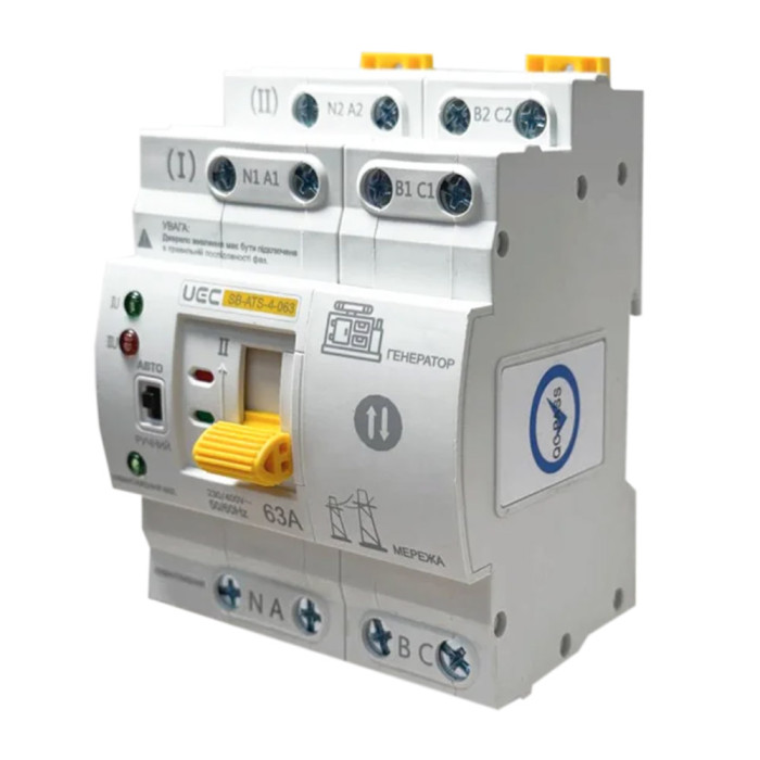 Автоматический переключатель АВР SB-ATS-4-063-UEC