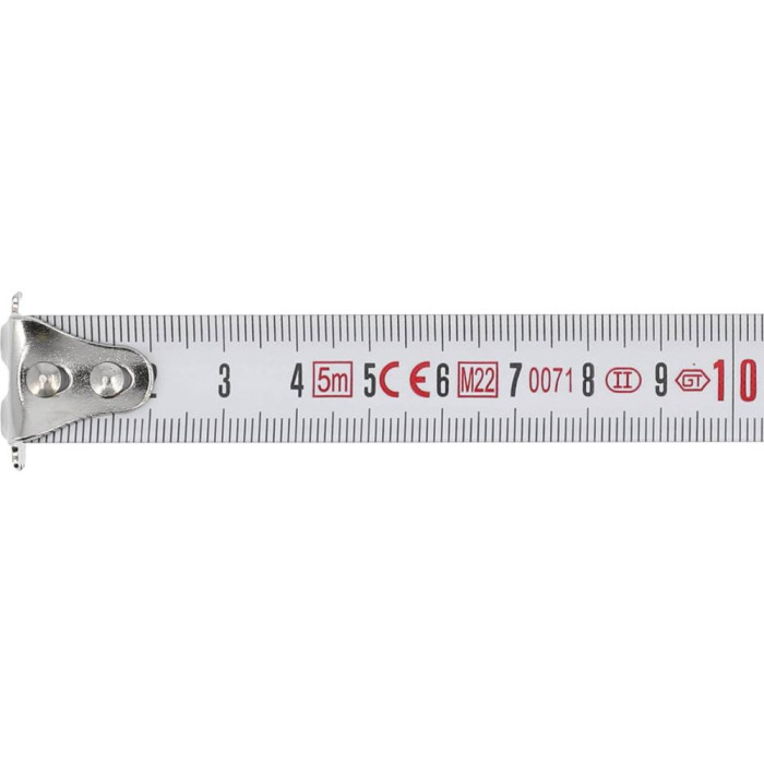 YT-7105 Рулетка с магнитным наконечником и нейл. покрытием, b=19 мм, l=5 м