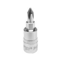 Головка торцевая с битой YATO Philips 1/4" PH1 37мм (YT-04411)
