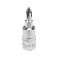 Головка торцевая с битой YATO Philips 1/4" PH1 37мм (YT-04411)