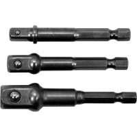 Набор переходников HEX YATO 1/4", 3/8", 1/2" 3 шт (YT-04685)