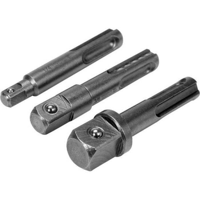 Набор переходников SDS+ YATO 1/4", 3/8", 1/2" 3 шт (YT-04686)