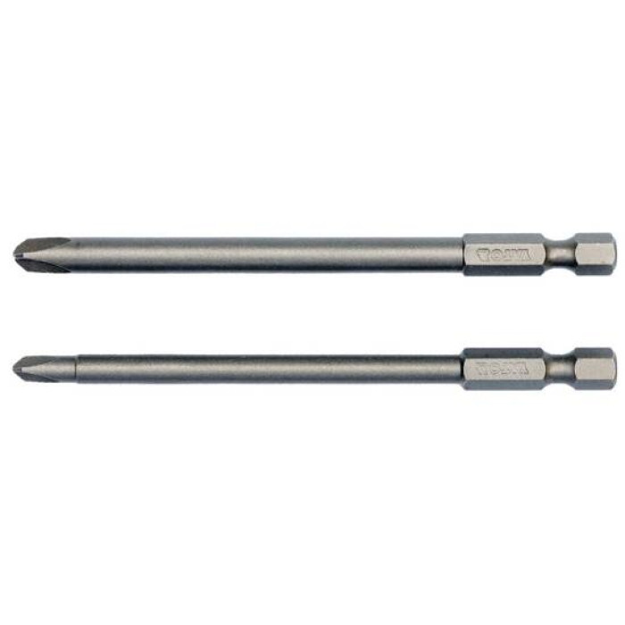 Насадка для отвертки 1/4" TRI-WING № 2/4 x 100 мм 2 шт YATO (YT-0497)