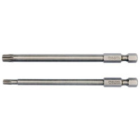 Набор бит YATO TORX SECURITY T20x100мм T30x100мм квадрат 1/4" 2шт (YT-0492)
