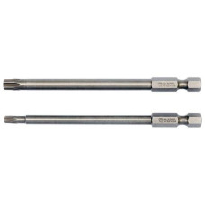 Набор бит YATO TORX SECURITY T20x100мм T30x100мм квадрат 1/4" 2шт (YT-0492)