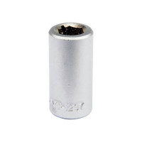Адаптер держатель бит YATO квадрат 1/4" - HEX 1/4" х24 мм переходник YT-1297