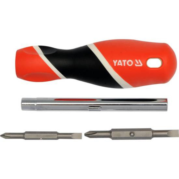 YT-25971 Отвертка YATO с 2-мя 2-стр. сменными насадками