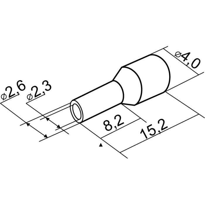 Наконечники трубчатые АСКО НТ 2,5-08