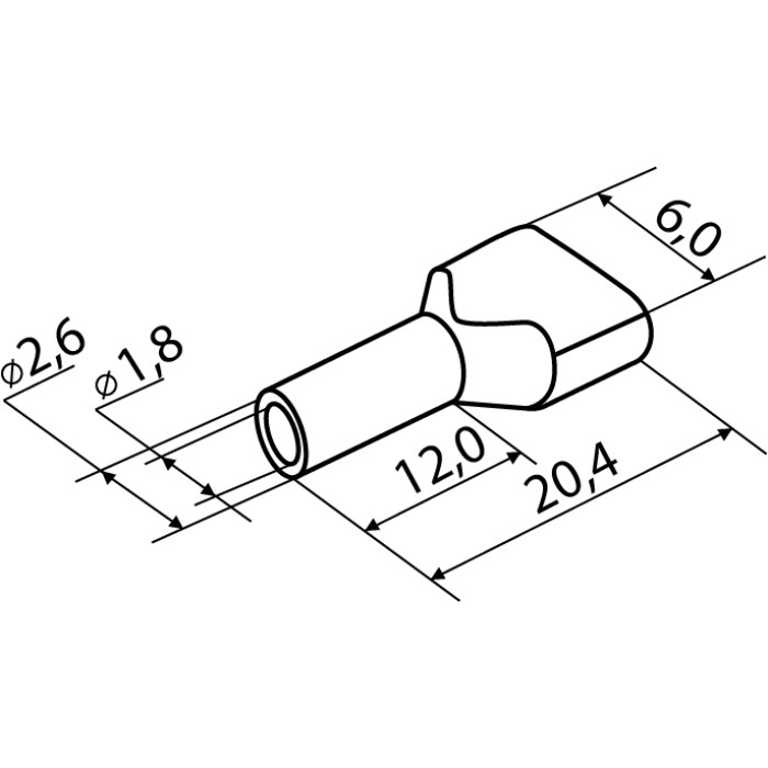 Наконечники трубчатые АСКО ТИ 1,5-12