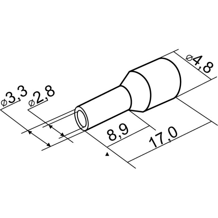 Наконечники трубчатые АСКО НТ 4,0-9