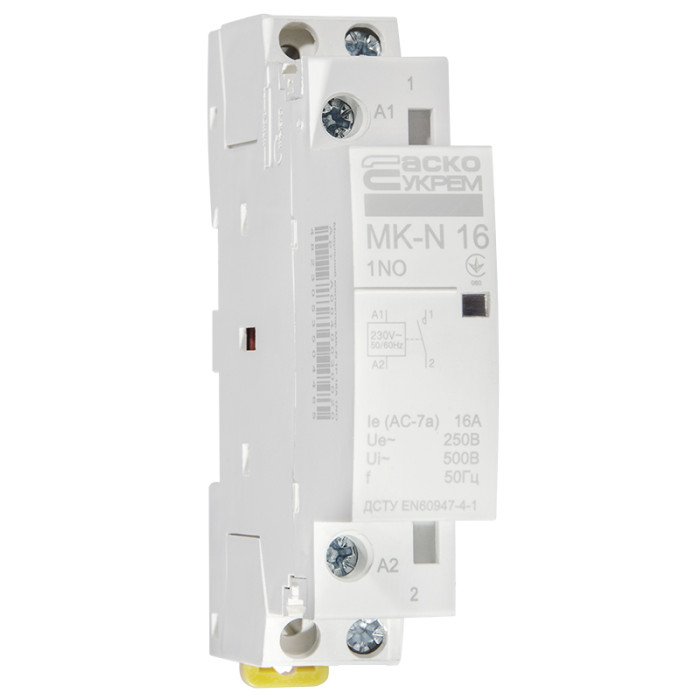 Модульный контактор MK-N 1P 16A 1NO 220V