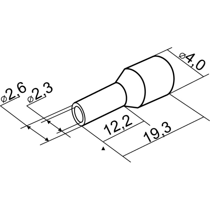 Наконечники трубчатые АСКО НТ 2,5-12