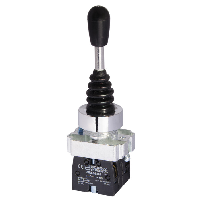 Кнопка манипулятора XB2-D2PA12 (3SXD2PA12) 2 пол с фиксацией АСКО-УКРЕМ