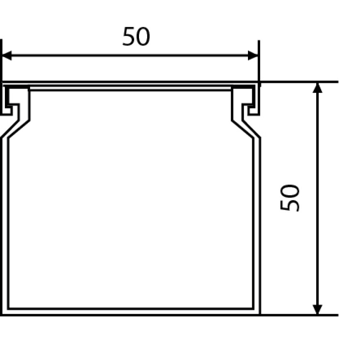 Короб перфорированный 50х50 АСКО