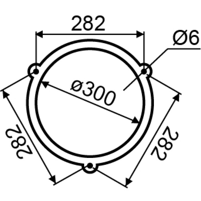 Дзвоник EBL-3002 300мм