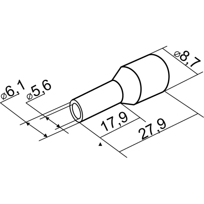 Наконечники трубчатые АСКО НТ 16,0-18